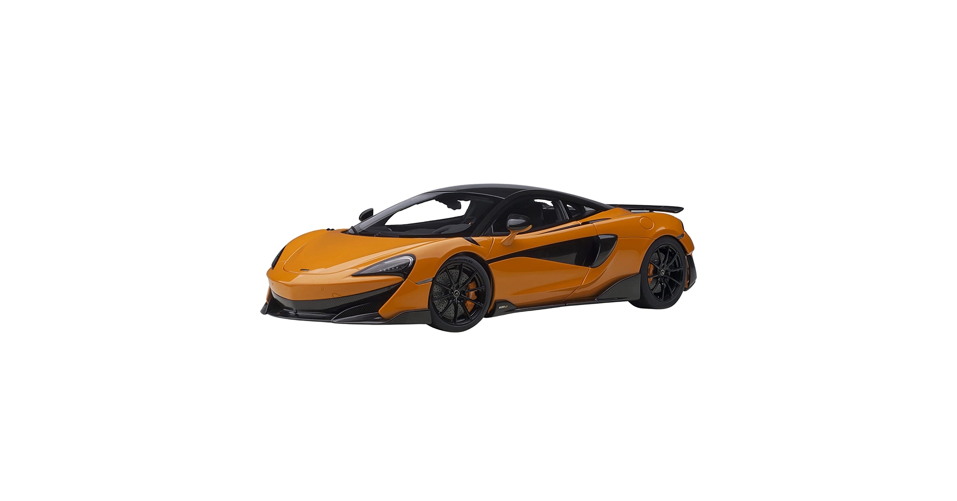 Amazon.com: Auto Art Models McLaren 600LT Myan Orange and Carbon 1